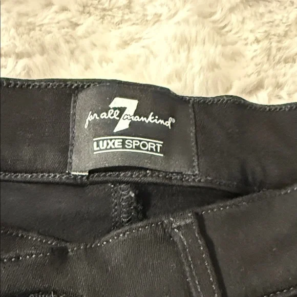 7 For All Mankind Men's Black Relaxed Jeans - Picture 2 of 5